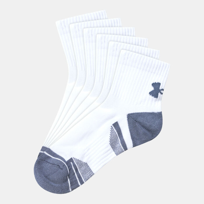 Under Armour Performance Quarter Socks (3 Pairs) White image number 0