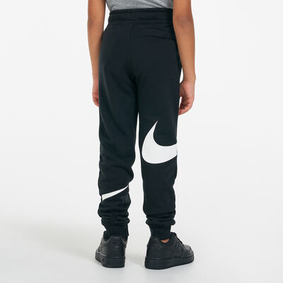 Nike Kids' Swoosh Sportswear Pants (Older Kids) Black Nike Kids' Swoosh Sportswear Pants (Older Kids) Black