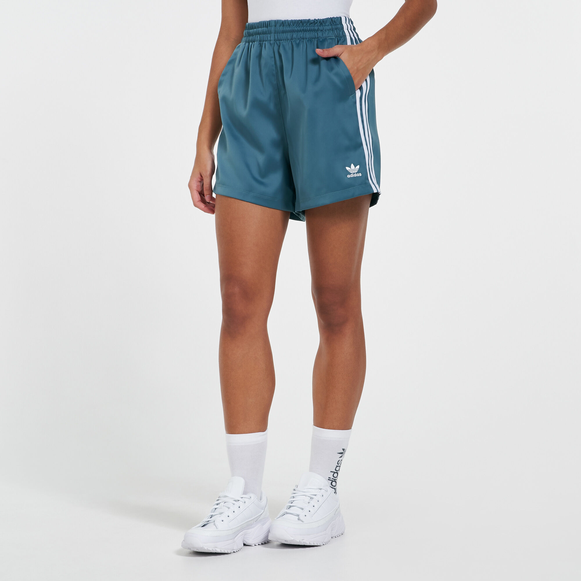 Adidas originals satin shorts best sale
