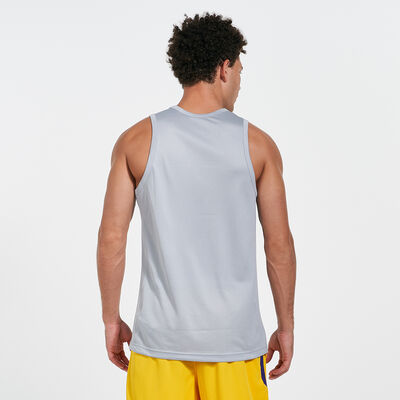 Nike Men's Dri-FIT Crossover Tank Top Grey Nike Men's Dri-FIT Crossover Tank Top Grey