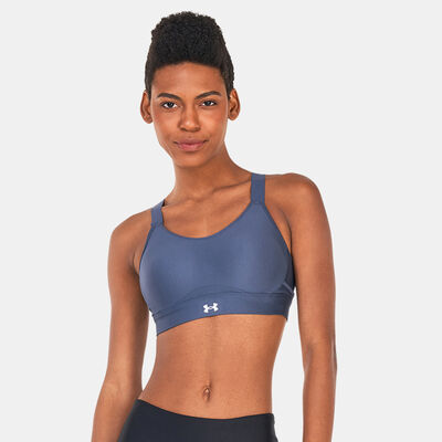 Under Armour Women's UA Infinity High Crossover Sports Bra Grey
