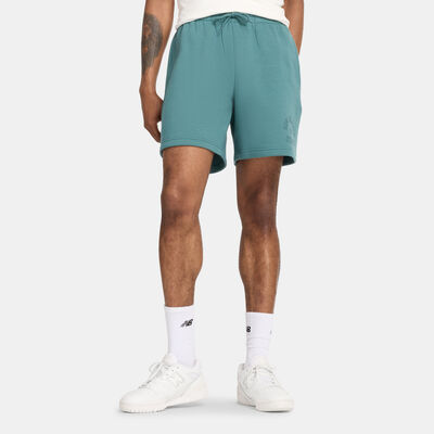 New Balance Men's Sport Essentials Fleece Graphic Shorts Green
