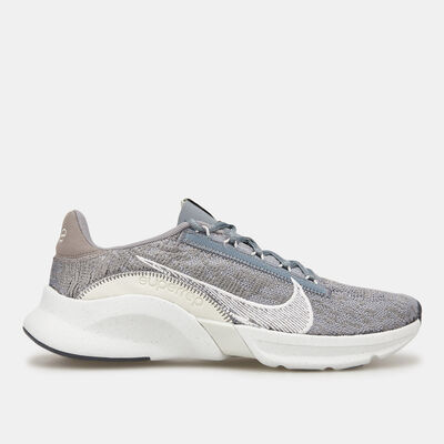 Nike Men's SuperRep Go 3 Next Nature Flyknit Training Shoes Grey