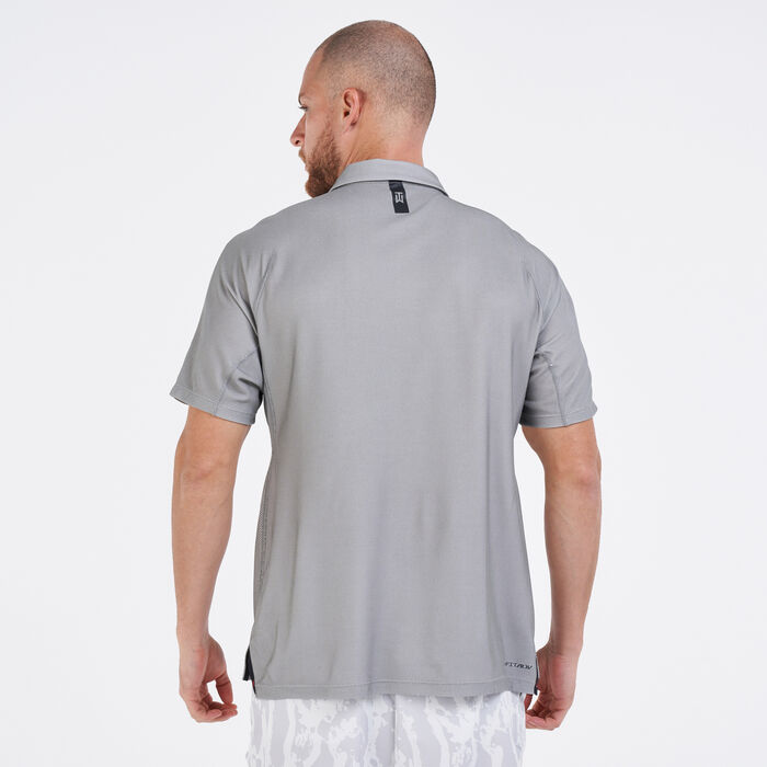 Nike Golf Men's Golf Dri-FIT ADV Tiger Woods Polo Shirt White Nike Golf Men's Golf Dri-FIT ADV Tiger Woods Polo Shirt White image number 1