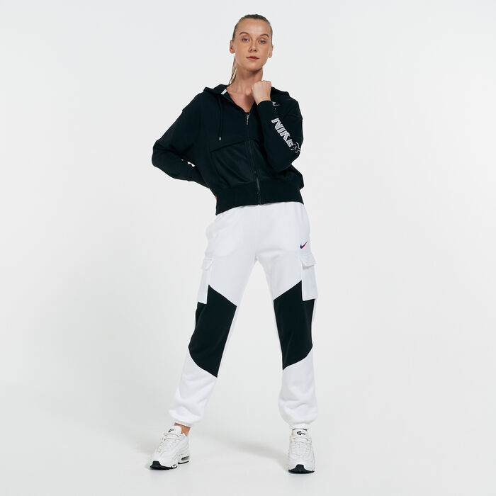 Nike Women's Air Hoodie Black Nike Women's Air Hoodie Black image number 2