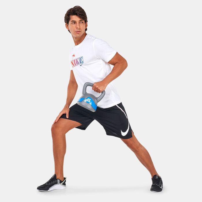 Nike Men's Dri-FIT 6.0 Knit Shorts Black image number 2