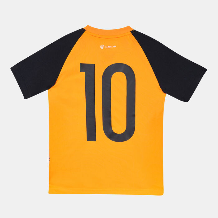 adidas Kids' Messi 10 Jersey Orange image number 1