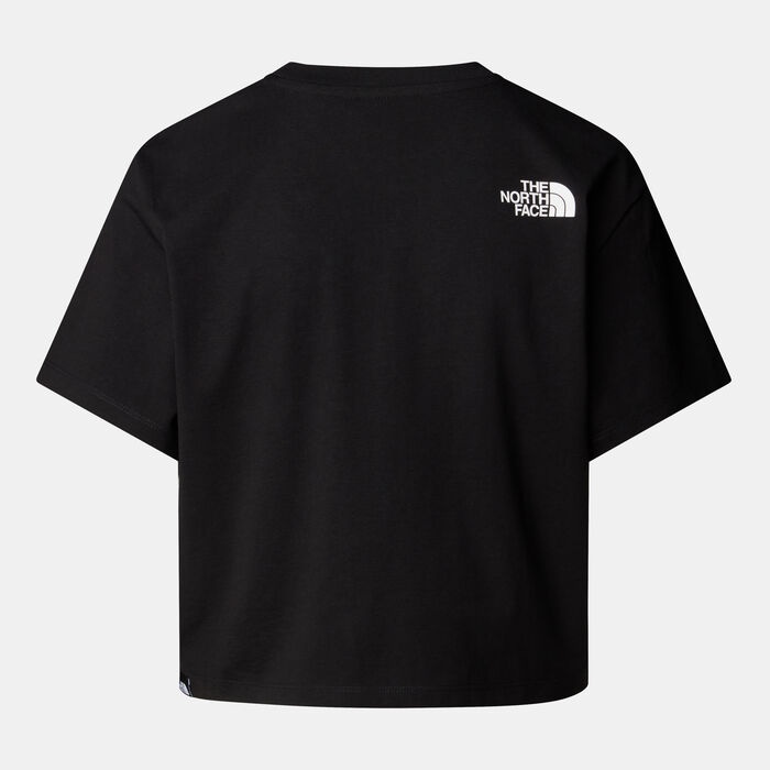 The North Face Women's Easy Crop Top Black The North Face Women's Easy Crop Top Black image number 1