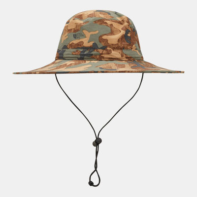 The North Face Twist and Pouch Wide-Brimmed Hat Brown