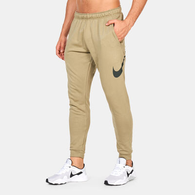 Nike Men's Dri-FIT Dry Graphic Tapered Training Pants Beige