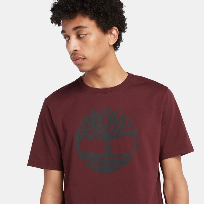 Timberland Men's Kennebec River Tree Logo T-Shirt Red Timberland Men's Kennebec River Tree Logo T-Shirt Red image number 3