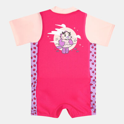 Speedo Kids' Learn to Swim Character Printed Float Suit Pink