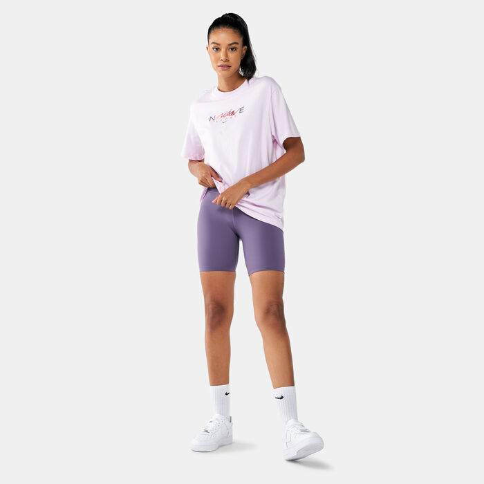 Nike Women's Sportswear Boyfriend T-Shirt Pink Nike Women's Sportswear Boyfriend T-Shirt Pink image number 2