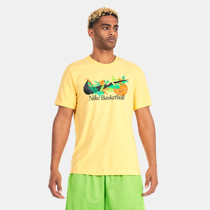 Nike Men's Dri-FIT Basketball T-Shirt yellow Nike Men's Dri-FIT Basketball T-Shirt yellow image number 0