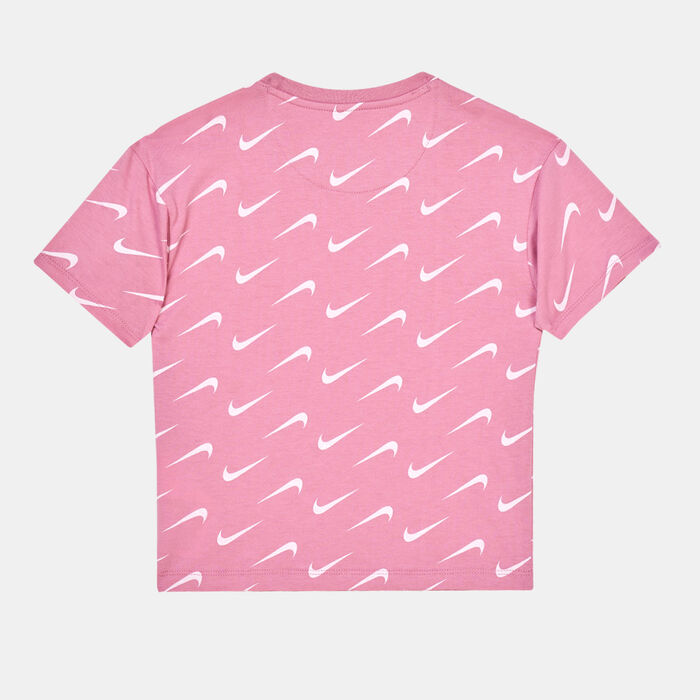 Nike Kids' Allover Print T-Shirt (Gender Neutral) Pink Nike Kids' Allover Print T-Shirt (Gender Neutral) Pink image number 1