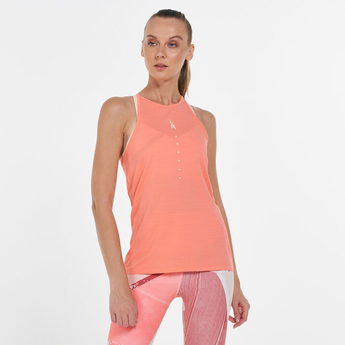 Reebok Women's ACTIVCHILL Graphic Tank Top Orange Reebok Women's ACTIVCHILL Graphic Tank Top Orange image number 0