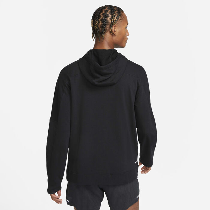 Nike Men's Trail Magic Hour Dri-FIT Running Hoodie Black Nike Men's Trail Magic Hour Dri-FIT Running Hoodie Black image number 1