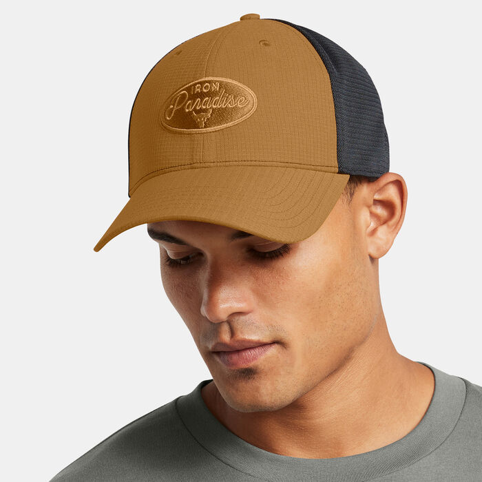 Under Armour Men's Project Rock Trucker Cap yellow Under Armour Men's Project Rock Trucker Cap yellow image number 2