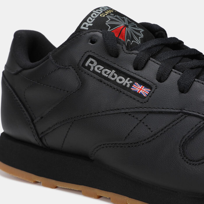 Reebok Classic Leather Shoe Black Reebok Classic Leather Shoe Black image number 4