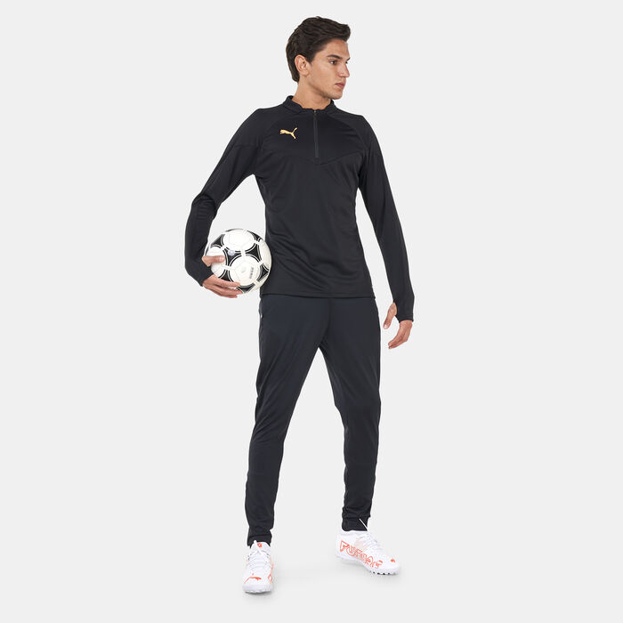 PUMA Men's individualFINAL Training Quarter-Zip Football Jacket Black PUMA Men's individualFINAL Training Quarter-Zip Football Jacket Black image number 2