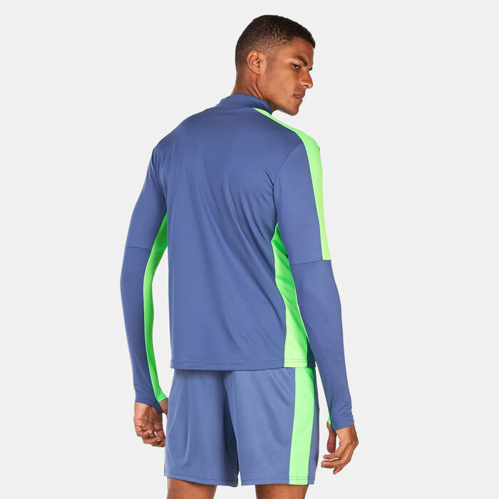 Nike Men's Academy Dri-FIT Football 1/2-Zip Top Blue image number 1