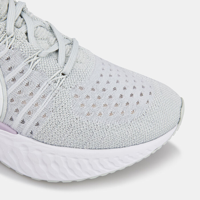 Nike Women's React Infinity Run 2 Shoe Grey Nike Women's React Infinity Run 2 Shoe Grey image number 4