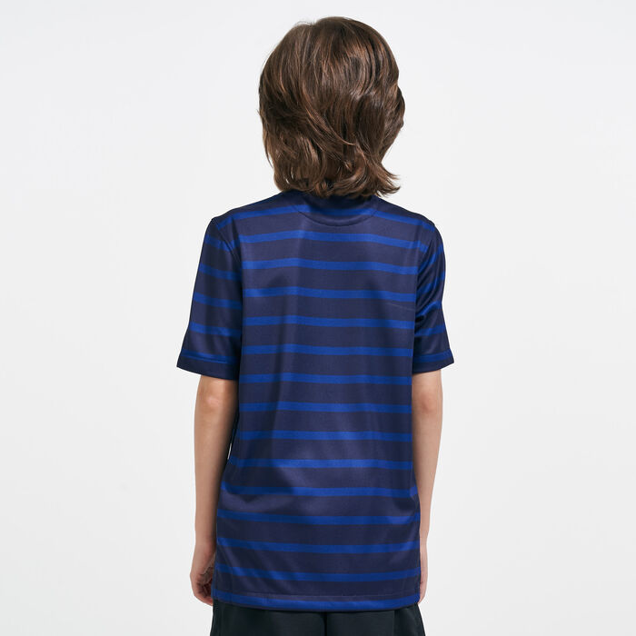 Nike Kids' France Stadium Home Jersey - 2020/21 (Older Kids) Black Nike Kids' France Stadium Home Jersey - 2020/21 (Older Kids) Black image number 1