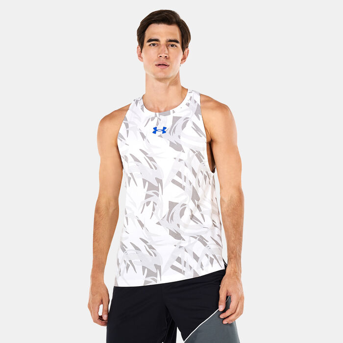 Under Armour Men's UA Baseline Printed Tank Top White image number 0