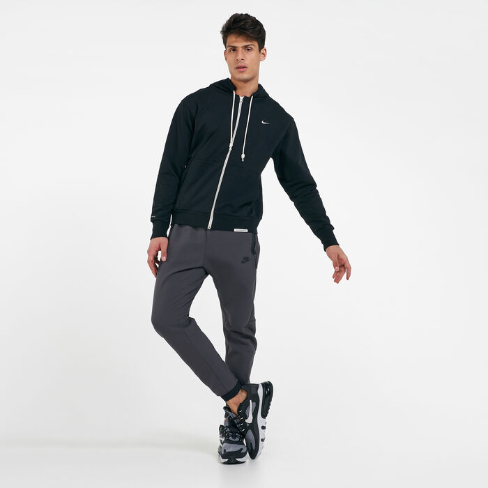 Nike Men's Dri-FIT Standard Issue Full-Zip Hoodie Black Nike Men's Dri-FIT Standard Issue Full-Zip Hoodie Black image number 2