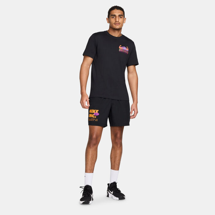 Nike Men's Form Dri-FIT Fitness Training Shorts Black Nike Men's Form Dri-FIT Fitness Training Shorts Black image number 2