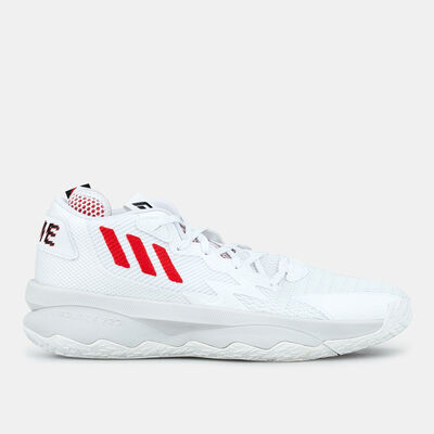 adidas Men's Dame 8 Basketball Shoe White adidas Men's Dame 8 Basketball Shoe White
