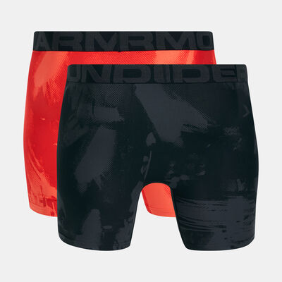 Under Armour Men's Tech™ 6-Inch Boxerjock® Boxers (2 Pack) Black