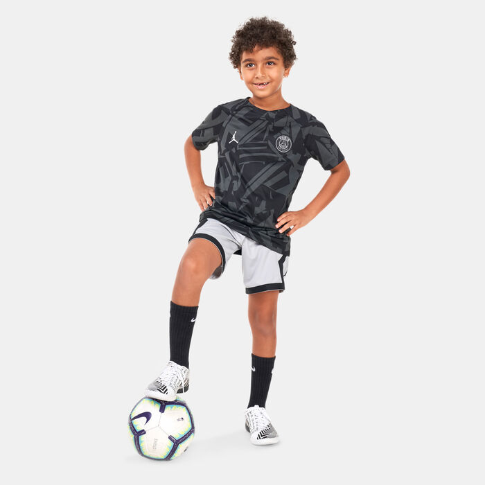 Nike Kids' Paris Saint-Germain Dri-FIT Stadium Away Shorts - 2022 Grey image number 2