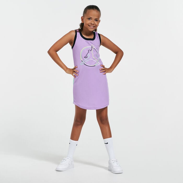 Jordan Kids' Air Jumpman Are For Girls Dress Purple Jordan Kids' Air Jumpman Are For Girls Dress Purple image number 0