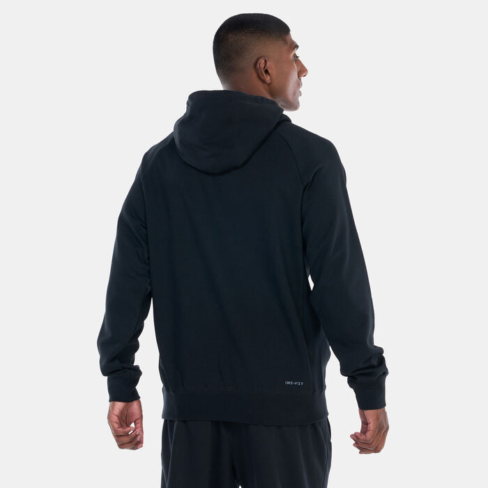 Jordan Men's Dri-FIT Sport Crossover Fleece Basketball Hoodie Black Jordan Men's Dri-FIT Sport Crossover Fleece Basketball Hoodie Black image number 1