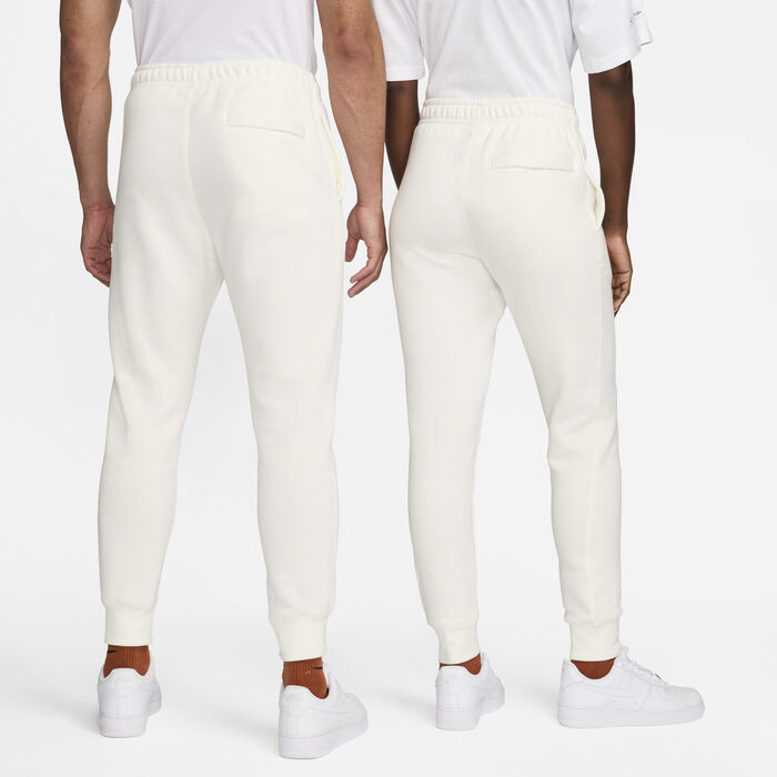Nike Men's Sportswear Club Fleece Joggers White Nike Men's Sportswear Club Fleece Joggers White image number 1