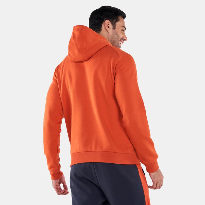 EA7 Emporio Armani Men's Train Visibility Half Zip Hoodie Orange EA7 Emporio Armani Men's Train Visibility Half Zip Hoodie Orange image number 1