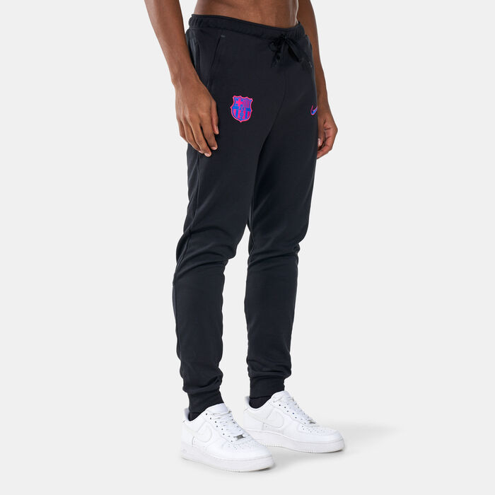 Nike Men's F.C. Barcelona Dri-FIT Fleece Football Pants Black image number 0