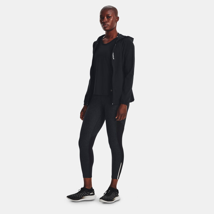 Under Armour Women's OutRun The Storm Running Jacket Black image number 2
