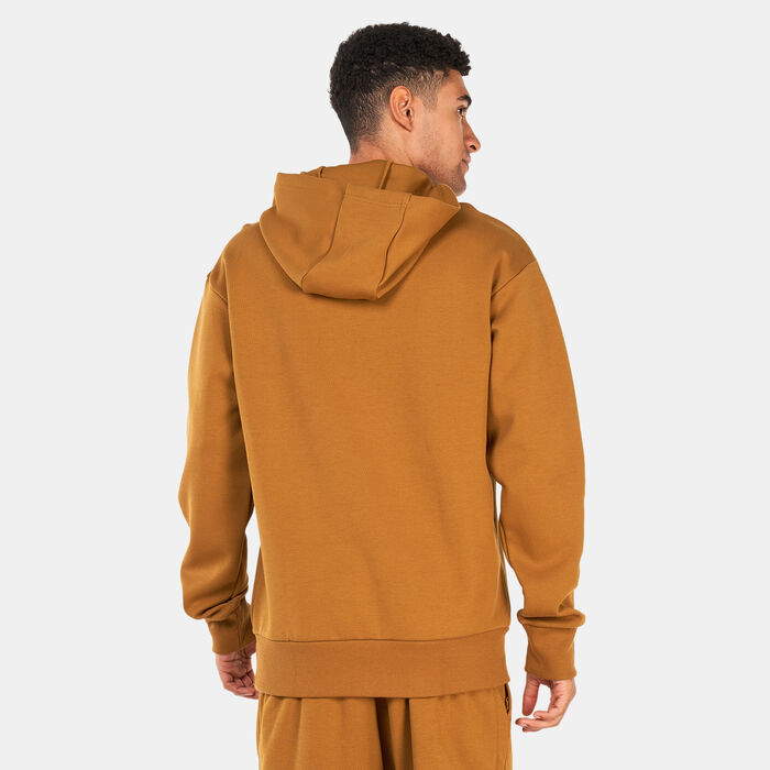 adidas Men’s Future Icons Badge Of Sport Hoodie Brown adidas Men’s Future Icons Badge Of Sport Hoodie Brown image number 1