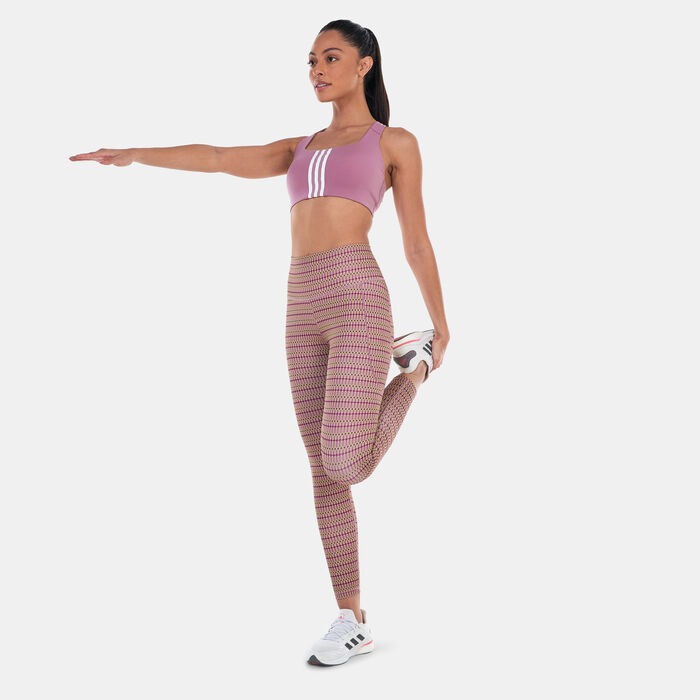 adidas Women's PowerImpact Training Medium-Support Sports Bra Pink adidas Women's PowerImpact Training Medium-Support Sports Bra Pink image number 2