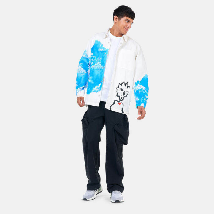 adidas Originals Men's FEWOCiOUS Shirt White adidas Originals Men's FEWOCiOUS Shirt White image number 2
