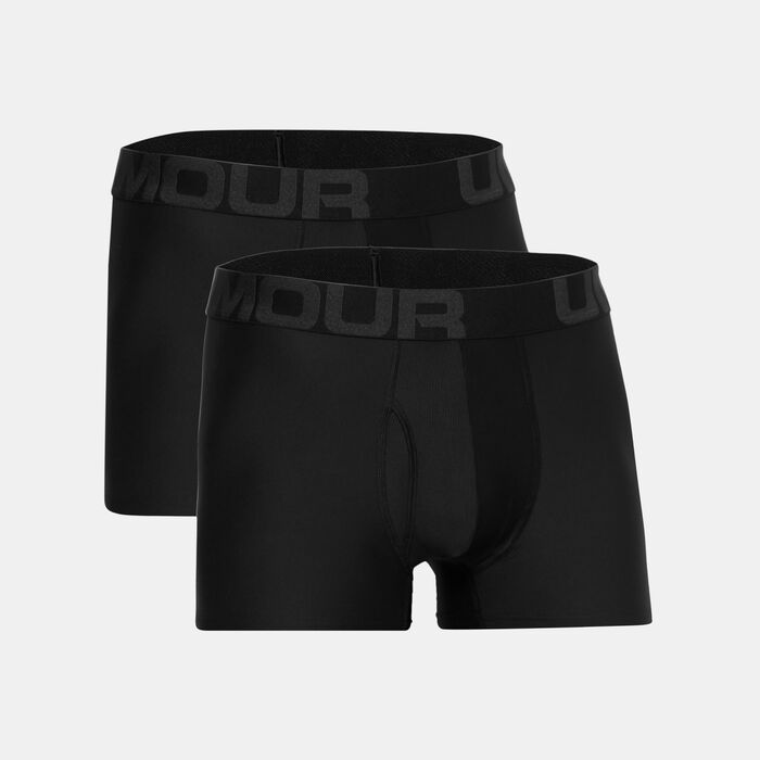Under Armour Men's Tech™ 3-Inch Boxerjock® Boxers (2 Pack) Black Under Armour Men's Tech™ 3-Inch Boxerjock® Boxers (2 Pack) Black image number 2