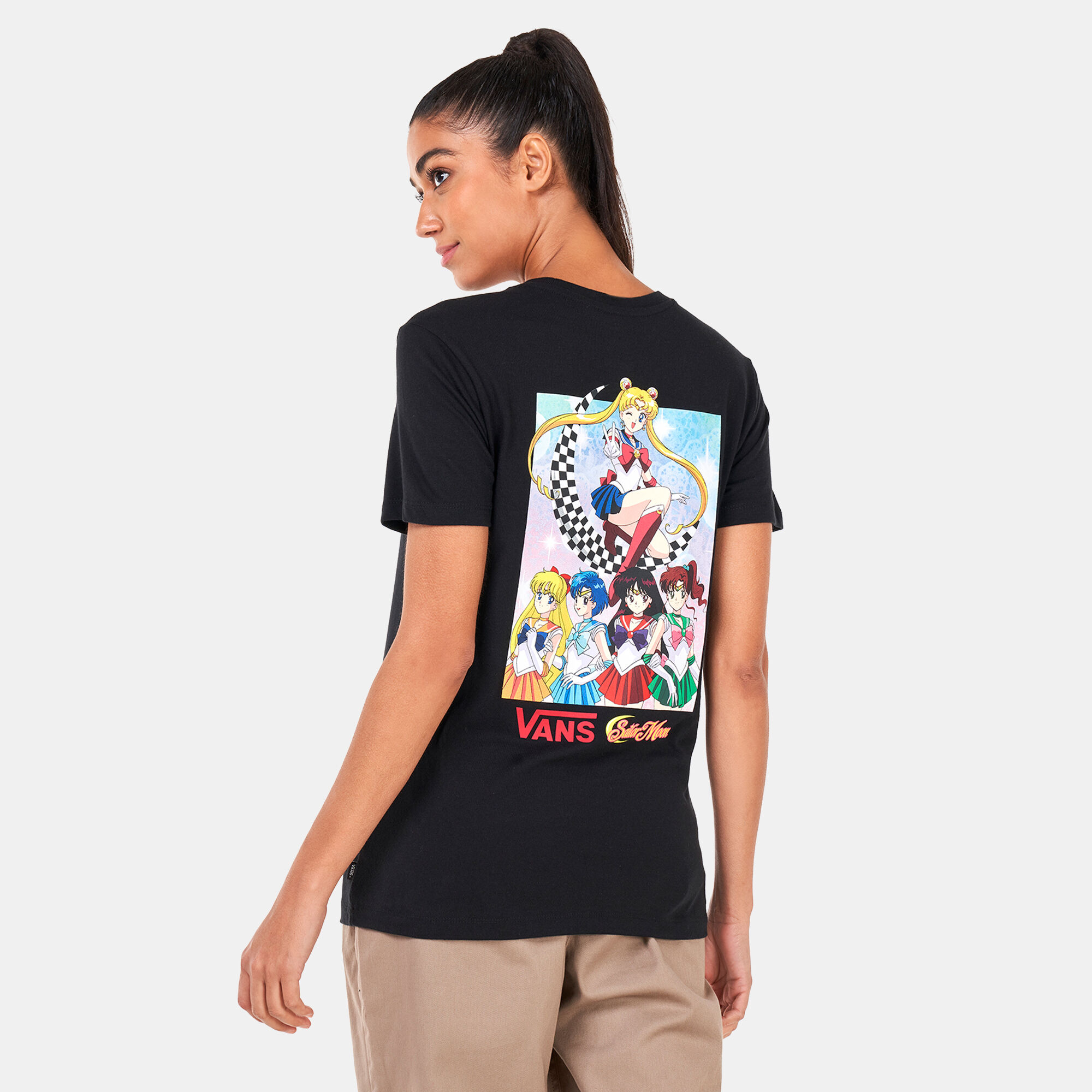 【おすすめアイテム】Vans Women Logo Border Surf T-shirt Vans 2023 Pipe Masters Women's L/S T-Shirt - White - Surf