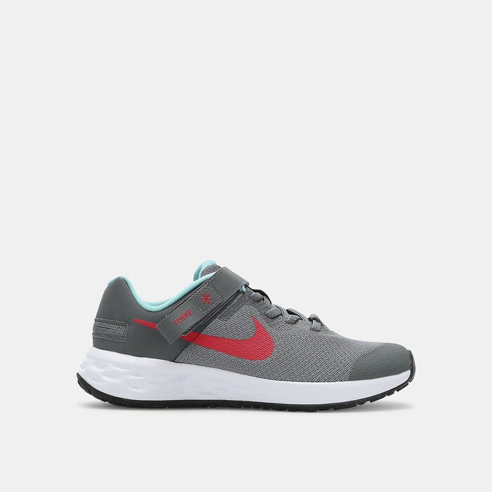 Nike Kids' Revolution 6 FlyEase Shoe Grey Nike Kids' Revolution 6 FlyEase Shoe Grey image number 0