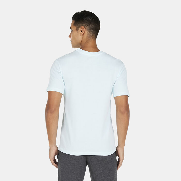 Sun and Sand Sports Men's Jacquard T-Shirt Blue Sun and Sand Sports Men's Jacquard T-Shirt Blue image number 1