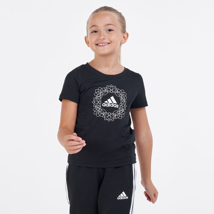 adidas Kids' Graphic T-Shirt Black adidas Kids' Graphic T-Shirt Black image number 0