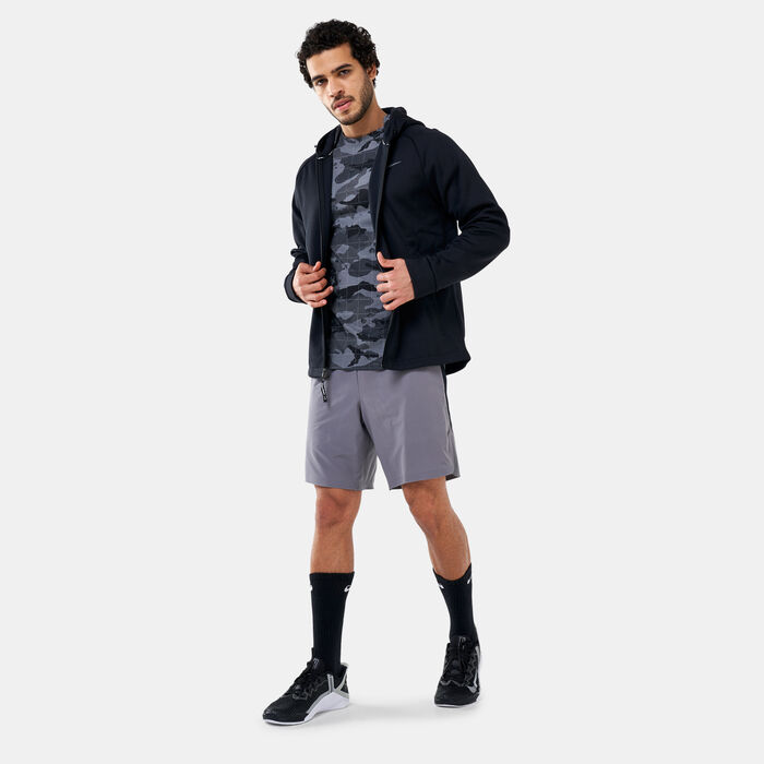 Nike Men's Therma Sphere Therma-FIT Hooded Fitness Jacket Black image number 2