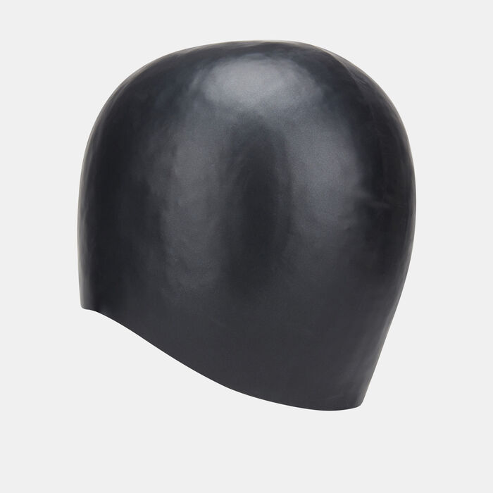 Speedo Long Hair Swimming Cap Black image number 1