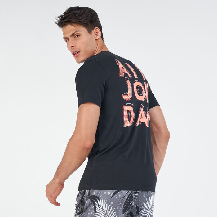 Jordan Men's Air Jordan Defect T-Shirt Black Jordan Men's Air Jordan Defect T-Shirt Black image number 1